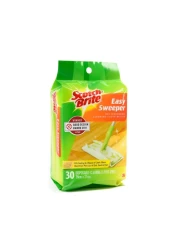 Scotch-Brite Easy Sweeper Disposable Cleaning Cloth Refill 30 Cloths/Pack