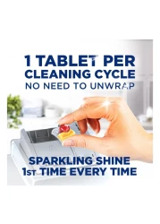 Finish Quantum All-in-1 Powerball Dishwasher Tablets Lemon Sparkle 40 Tablets Pack of 2