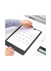 Deli Start Clip Board Black A4