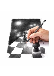 ستيدتلر مارس مجموعة أقلام رصاص لوموغراف 12 قطعة