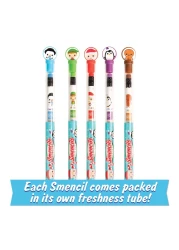 Holiday Smencils HB 2 Patented Gourmet Scented Fun Pencils 5 Count Stocking Stuffer Gifts for Kids School Supplies Party Favors Classroom Rewards