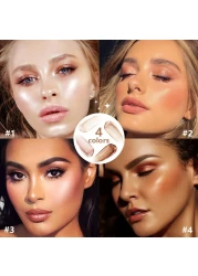 Liquid Highlighter Contour Stick Makeup Highlighter for Face Lightweight Glotion Waterproof Luminous Lotion Silky Smooth Glitter Highlighter Makeup Stick MultiUse Body Shimmer2 Starlight