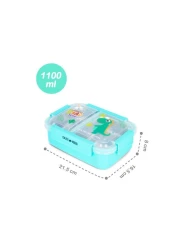 Eazy Kids Lunch Box - Dinosaur Green