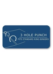 Roaring Spring Loose Leaf Music Filler Paper 20 Sheets 85x11 with 12 Staves of Music Lines Heavyweight 24 Smooth White Paper 3 Hole Punched Pack of 1