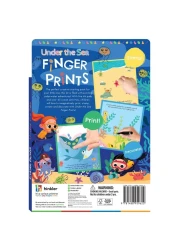 Hinkler Under The Sea Finger Prints - DIY Fingerprint Art Kit for Kids includes 48-page book of colouring and activity and 5 finger paints.