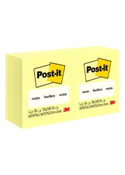 3M Post-it Notes 654 Canary Yellow 3x3inch 100 PCS
