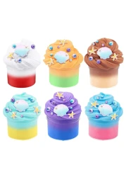 Essen 6 Butter Slime Kit, Non-Sticky And Stress Relief With Scented Super Soft Sludge Slime Toys For Kids Boys Girls Education, Art Craft Party, Birthday Gifts