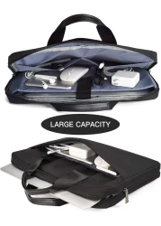 Laptop Bag with Organizer Travel Briefcase Laptop Cover Sleeve Case