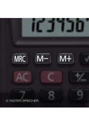 Casio HL-4A Pocket Calculator Anthracite Display 8 digits