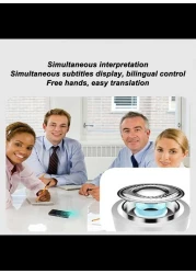 Language Translator Device, 138 Languages Two Way Real Time Online Translation, 2.0 Inch Touchscreen AI Voice Translator