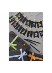 فابر كاستل أقلام تلوين الإصدار الأسود - متعددة الألوان 24 قطعة