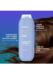 MethodMoisturizing Shampoo Simply Nourish with Shea Butter Coconut and Rice Milk Scent Notes Paraben and Sulfate Free 14 oz Pack of 1