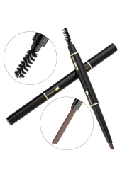 Eyebrow Pencil 2 Packs Waterproof SmudgeProof Brow Pencil with Brow Brush Automatic Eye Brow Makeup Kit Light Brown1