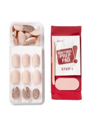 Kiss Impress Press-On Manicure False Nails 83654 Short Evanesce 30 PCS