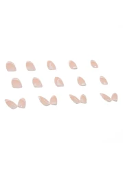 24 Pcs Coffin Press on Nails Long Sunjasmine Fake Nails Glue on Nails Glossy False Nails with Glue Acrylic Nails for Women and Girls White Swirl