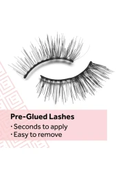 Eylure Press On PreGlued False Eyelashes Light Wispy Accent Lash No 003 Twin Pack