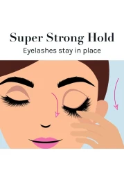 AOA Studio Eyelash Lash Glue Enhancers 4pcs Strip Lash Adhesive Strong Hold Water Proof Formula No Irritation Latex Free Long Lasing Quick Dry Eyelash adhesive 017oz Each 4 Pack Clear