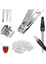 3 Swords Germany brand quality 9piece pedicure kit set callus remover and nail care tools with case Made in SolingenGermany