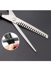 Professional Hair Scissors Suit Barber Scissors Stainless Steel Tail Comb Hair Styling Tool Cloak Comb Haircut