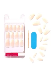 Kiss Salon Acrylic French False Nail KAN07C Nude 31 PCS