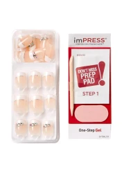 كيس إمبرس بريس أون مانيكور- أظافر إصطناعية قصيرة 83658 بليف 30 قطعة