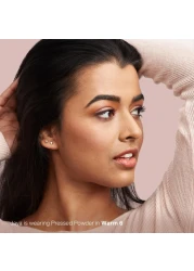 Mineral Fusion Pressed Powder Foundation Warm 3 MedTan Skin wYellowish Undertones Age Defying Foundation Makeup with Matte Finish Talc Free Face Powder Hypoallergenic CrueltyFree 032 Oz