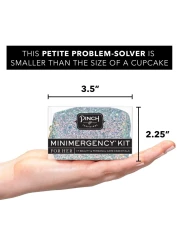 Pinch Provisions Moonstone Glitter Minimergency Kit Includes 17 TravelSized Cosmetic Essentials Convenient for Purses Emergency Beauty Accessories Gifts for Holidays Birthdays