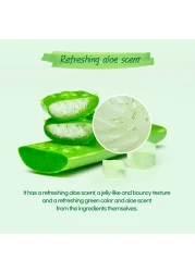 Organic Aloe Vera Soothing Gel Natural Moisturizer for Skin and Hair Effective for Sunburns Razor Burns NonGreasy Formula DIY Skincare Made in Korea Pouch Type1Pack