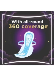 Always Dreamzz Pad Clean And Dry Maxi Thick Heavy Night Long Sanitary Pads With Wings White 20 Pads