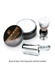 VIKINGS BLADE Luxury Shaving Cream Sandalwood Western Red Cedar Silky Buttery Smooth Surfactant Base Refreshing Clean Close FOAMING Shave Cream