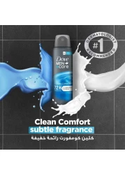 Dove Antiperspirant Deodorant Body Spray Clean Comfort 150ml