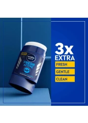 NIVEA MEN Antiperspirant for Men Fresh Active Stick 50ml Pack of 2