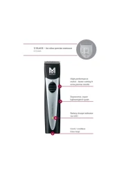 Moser Chromini Pro 2 Professional Ultra-Close Trimmer 1591-0164 Black