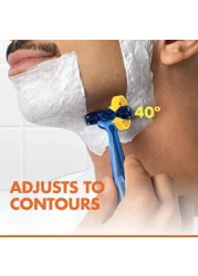 جيليت بلو 3 كومفرت ماكينة حلاقة للإستعمال مرة واحدة فقط - 8 ماكينات حلاقة