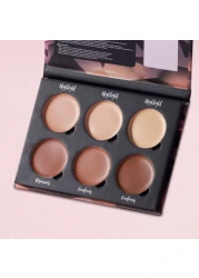 W7 Lift Sculpt Cream Contour Kit Concealing Highlighting Contouring Makeup Palette StepbyStep Instructions Included