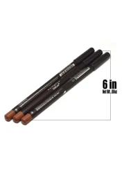 Italia Deluxe 3 Pcs x 1059 Bare Ultra Fine Lip liner Pencil Lipliner Set Free Zipper Bag