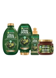 غارنييه أولترا دو شامبو زيت الزيتون الأسطوري للتغذية المكثفة وبلسم زيت الزيتون الأسطوري للتغذية المكثفة 400 ملل + 360 ملل