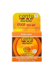 Cantu Shea Butter Extra Hold Edge Stay Gel For Natural Hair 64g