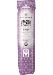 SoulSation Organic Cotton Rounds 400 Count Makeup Remover Pads for Face LintFree