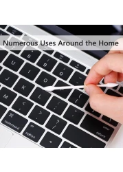 Pointed Cotton Swabs Compatible with Q Tips Double Precision Tips Cotton Buds with Cardboard Stick for Makeup 400pcs