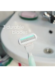 Gillette Venus Smooth Sensitive White Razor 4 Blades