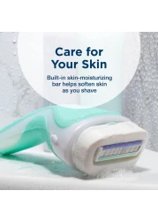 Schick Intuition Sensitive Skin Womens Razor Refills with Vitamin E Aloe Pack of 1count of 3