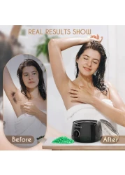 Waxing Kit for Women Madors Wax Warmer Hair Removal Kit with Intelligent Temperature Control Wax Machine and Hard Wax Beads