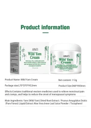 Wild Yam Cream ANNAS Wild Yam Cream Organic for Hormone Balance Womens Organic Wild Yam Root Cream Promoting Perimenopause Natural Recipe for Relieving Hot Flashes and Night Sweats