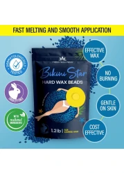 Tress WellnessHard wax beads for hair removal For sensitive skin Bikini Star 12lb