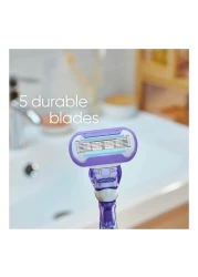 Gillette Venus Swirl Razor Blade Refills Purple 4 PCS