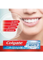 Colgate Advanced White Toothpaste White 100ml Pack of 2
