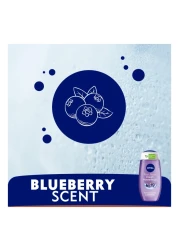 NIVEA Shower Gel Body Wash Fresh Powerfruit Antioxidants Blueberry Scent 250ml Pack of 2