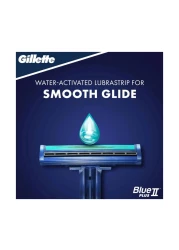 Gillette Blue II Plus Men's Disposable 10 Razors