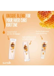 صانسيلك ناتشورالز شامبو وبلسم ضد التقصف بالعسل 400 ملل + 350 ملل بزيت اللوز والعسل